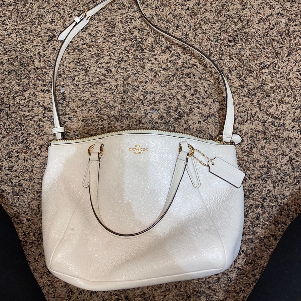White coach purse